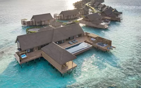 7. Two-Bedroom Overwater Villa - Aerial 7. Two-Bedroom Overwater Villa - Aerial