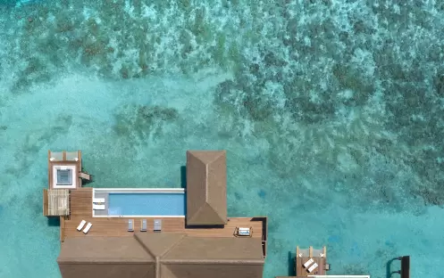 8. Three-Bedroom Overwater Villa_Aerial View 8. Three-Bedroom Overwater Villa_Aerial View