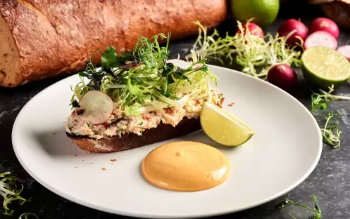 Atlantis the palm - Bread Street Kitchen & Bar_crabontoastwithcrabmayonnaiseandchilli Atlantis the palm - Bread Street Kitchen & Bar_crabontoastwithcrabmayonnaiseandchilli