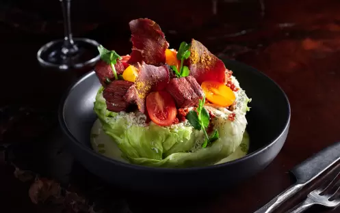 Atlantis The Palm - Seafire Steakhouse_babywedgesalad Atlantis The Palm - Seafire Steakhouse_babywedgesalad