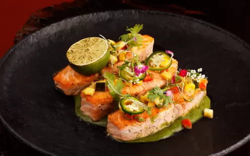Atlantis The Palm - Seafire Steakhouse_sustainablemenu-7-daydryagedorganicatlanticsalmon1 Atlantis The Palm - Seafire Steakhouse_sustainablemenu-7-daydryagedorganicatlanticsalmon1
